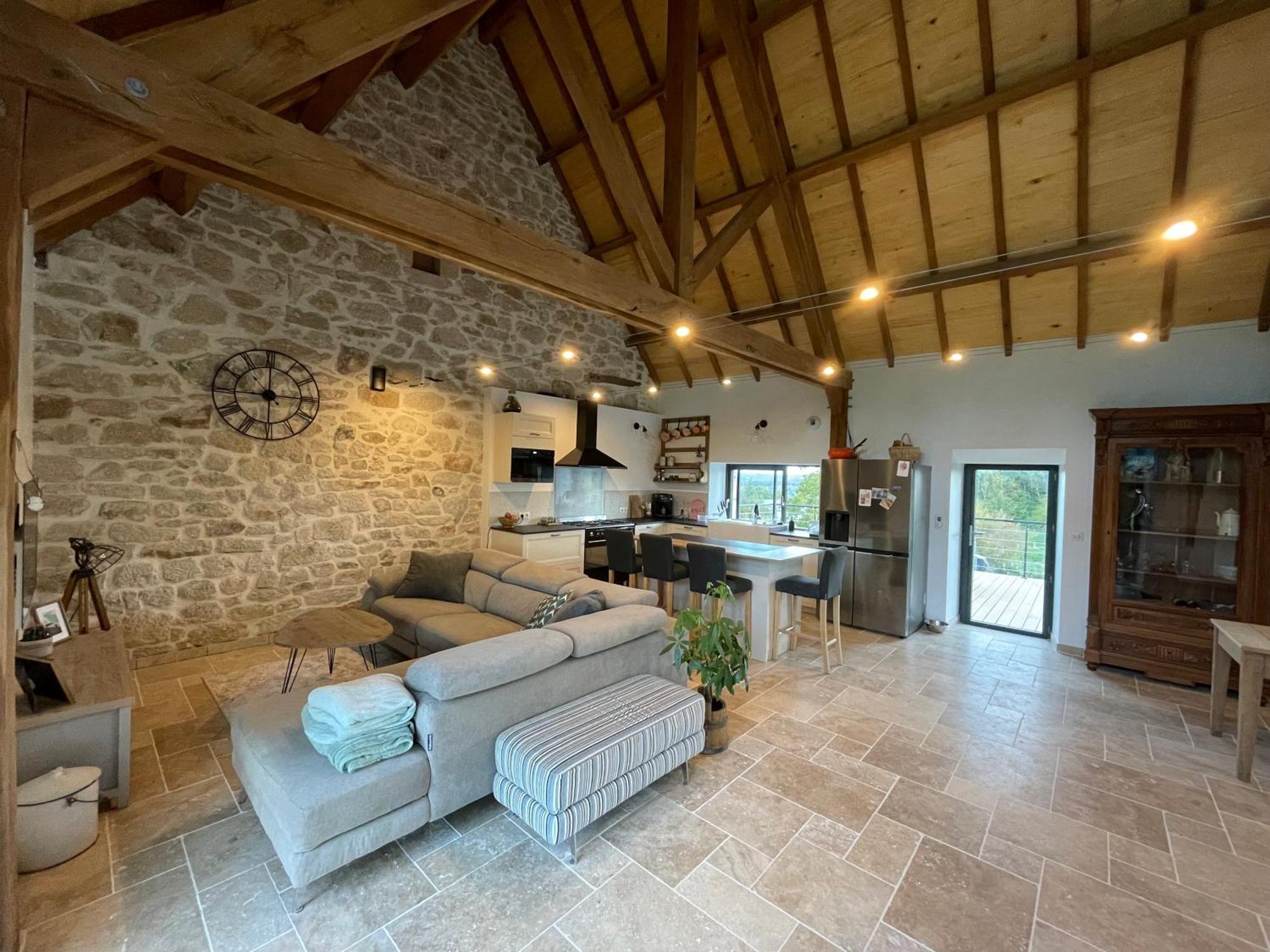 Ancienne Grange Renovee En Xaintrie Villa Hautefage ภายนอก รูปภาพ
